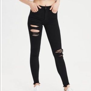 Black American Eagle Jeans